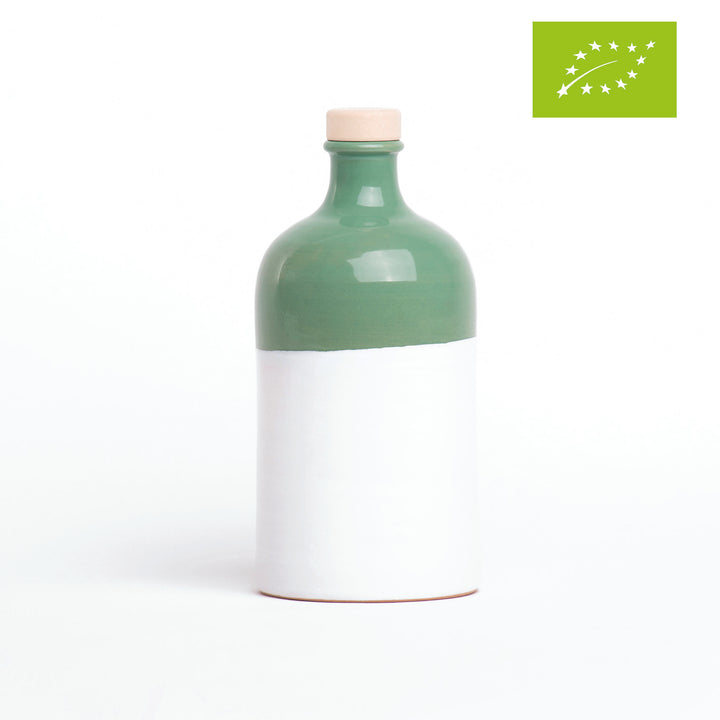 Grüne Keramik mit Bio-EVO-Öl